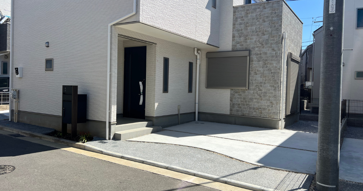 神奈川県泉区中田西新築戸建て外構工事